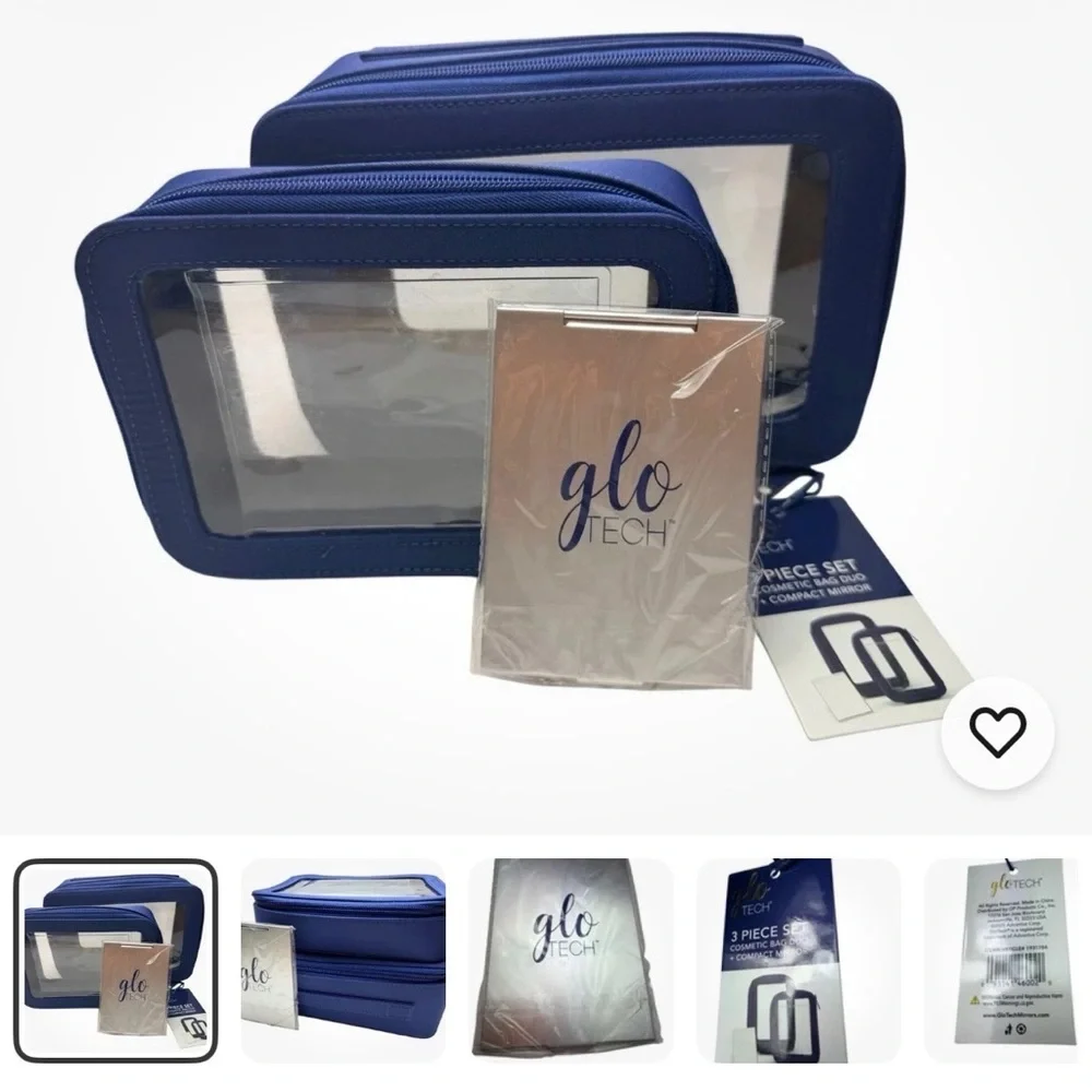 Blue‎ Cosmetic Bag